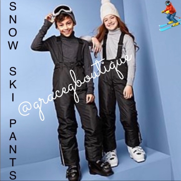 Youth Snow Ski Pants Suspenders Youth Large 14/16 - Picture 1 of 12